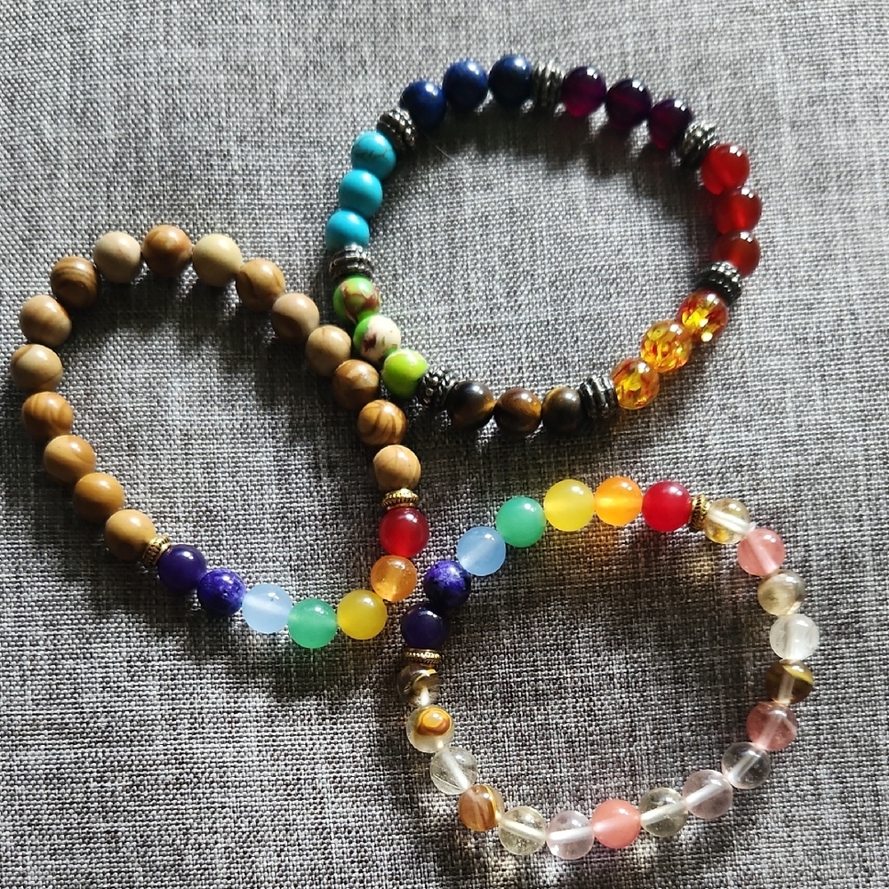 Colorful Beaded Bracelets Set